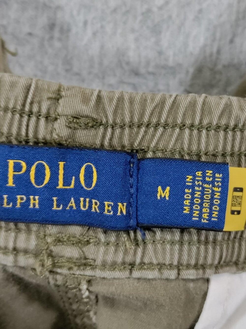 Polo Ralph Lauren Mens M Cropped Ankle Zip Utility Cargo Joggers Pants Green - Picture 6 of 12